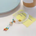 Multi-layer gemstone bracelet with lucky cat pendant and colorful beads, stylish and elegant daily wear. - Three Layers Lucky Cat