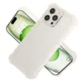 Frosted matte protective phone case with camera guard, anti-drop shockproof hard back cover. - For iPhone 13/14 / White