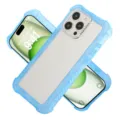 Blue protective phone case anti-drop frosted hard cover for smartphone accessories - Blue