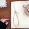 Exquisite Chinese style beaded phone charm and bag pendant detail, elegant ethnic accessory. - 3 Star Moon Bodhi Imitation Amber Money Bag