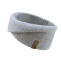 Knit mohair cross headband ear warmer winter warm yoga hair band fashion accessory for women. - Gray