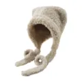 Pluche berenoor wintermuts warme harige oorflap muts schattige pluizige buiten ski gebreide muts. - camel