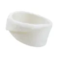White Knitted Twist Headband Ear Warmer Thermal Hair Band Wide Winter Hair Accessory - Cream