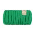 Green Knitted Headband Winter Ear Warmer Smiley Face Cute Hair Band Hair Accessories - Light Green