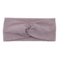 Gestricktes Twist Stirnband für Damen, elastisches Sport Haarband, Yoga Haar-Accessoire mauve. - Lila