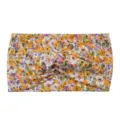 Buntes Blumen Twist Stirnband Elastisches Breites Haarband Yoga Sport Haarschmuck - Kleine Blumen