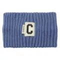 Bandeau tricoté bleu lettre C accessoire de cheveux simple et élégant mode - Bandeau Tricoté Lettre C / Bleu Brume