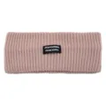 Pink Knit Headband Wide Hair Band Soft Wool Yoga Face Wash Hair Accessory Simple Style - Pink