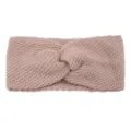 Gestricktes Twist Stirnband altrosa Winter warmer Wolle Haarreif Sport Ohrenwärmer - Rosa
