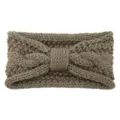 Knitted headband for women winter warm twist bow ear warmer hair accessories khaki - Khaki
