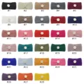 Knitted pearl headband color options, winter warm hair accessories for women sports yoga. - Multicolor
