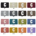 Fascia per capelli in maglia con toppa lettera C, ampia fascia sportiva yoga per donna. - Multicolore