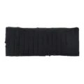 Black knitted distressed headband winter warm hair band sports yoga hair accessories 1pc - Black