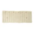 Beige distressed knit headband, stylish wool ear warmer for sports, yoga and daily use. - Beige