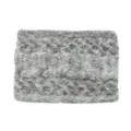 Graues Strick Zopfmuster Stirnband Winter warmer weicher Ohrenwärmer Haar-Accessoire - Mittelgrau