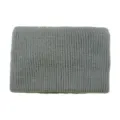 Solid gray knitted knitted headband, cozy wool winter hair band for yoga, sports and daily washing. - Dark Gray