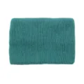 Solid color double layer knitted headband wool hair band winter warm sports yoga accessory - Aqua Blue