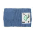 Bandeau tricoté bleu pour femme, large serre-tête de sport, accessoire de cheveux de yoga. - Bleu Brume