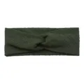 Dark Green Diamond Pattern Twisted Headband Breathable Sports Hair Hoop Variant - Dark Green