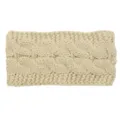 Fascia per capelli in maglia beige inverno caldo fascia di lana morbida accessorio donna - Beige