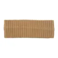 Fascia per capelli in maglia a costine marrone, fascia elastica sport yoga per viso - Cammello