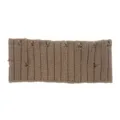 Brown distressed knitted headband for women, stylish wool hair band for sports and yoga. - Khaki