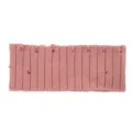 Pink distressed knitted headband for women, stylish winter ear warmer sports yoga hair accessory. - Dusty Pink