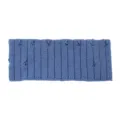 Blue knitted distressed headband ear warmer yoga sports hair accessory stylish winter hair band - Fog Blue