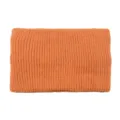 Solid color knitted headband wide sports hair hoop casual winter hair accessories orange - Orange