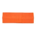 Fascia per capelli in maglia a coste arancione, fascia elastica di lana per sport e yoga. - Arancione