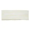 Bandeau tricoté à motif zébré pour femmes, serre-tête élastique doux pour sport et yoga. - Blanc Cassé