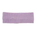 Fascia per capelli in maglia a coste viola lavanda fascia elastica per sport yoga - Viola chiaro