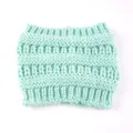 Diadema de Punto Verde Menta, Orejeras Anchas Accesorio para Cabello Otoño e Invierno - Verde menta