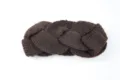Braune gestrickte geflochtene Stirnband Damen, Winter warme Ohrenwärmer Haar-Accessoire. - Kaffeebraun