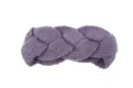Gestricktes geflochtenes Haarband aus Wolle fur Damen, kuscheliges Winterwarmes Stirnband. - Lila