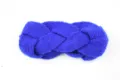Blaues Strick geflochtenes Stirnband Winter warmer Woll Haarreif modisches Accessoire - Saphirblau