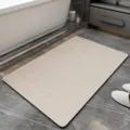 Minimalist diatomaceous earth bath mat, anti-slip quick drying absorbent floor carpet for bathroom. - Minimalist Bath Mat 8