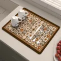 Tappetino asciugapiatti per cucina retro assorbente antiscivolo isolante nuovo - Xinfan Dela