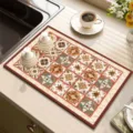 Tappetino asciugapiatti per cucina retro assorbente antiscivolo tappetino per bancone cucina - Fanshen Mohua