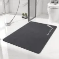 Minimalist non-slip bathroom mat, absorbent diatomaceous earth bath rug for easy care. - Minimalist Bath Mat 18