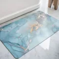 Alfombra de baño absorbente con patrón de mármol, estera antideslizante de secado rápido para el baño. - Alfombrilla Mármol Lujo Ligero 7