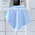 Weiches Korallenfleece Handtuch kleines Quadrat, saugfähig für Haushalt und Küche geeignet. - Handtuch 35*75cm / Himmelblau