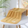 Thickened coral fleece towel soft absorbent bath towel for home daily use and gifts. - Towel 35*75cm / Turmeric
