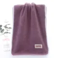 Serviette de main en polaire corail violette douce suspendue visage séchage rapide cuisine - Violet