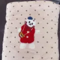 Coral fleece towel polka dot embroidered cute cat design soft absorbent bath face towel - Towel 35*75cm / Pink Scarf Cat