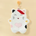 Niedliches Katzen Handtuch zum Hängen weich saugfähig Küche Bad Putztuch Design - Katze
