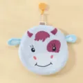 Süßes Cartoon Kuh Hängehandtuch, weiches saugfähiges Plüsch Küchen Badezimmer Wischtuch - Kuh