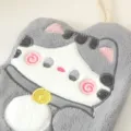 Süßes Katzen Hängehandtuch, weiches Plüsch Küchen Bad saugfähiges Wischtuch Variante. - Hello Kitty Stil
