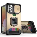 Θήκη Samsung S21 Χρυσό Δαχτυλίδι Συρόμενη Κάμερα Υποδοχή Κάρτας Προστασίας Case - Χρυσό / S21