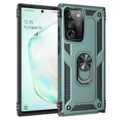 Fundas protectoras antichoque de estilo armadura robusta con soporte de anillo útil. - Verde Oscuro